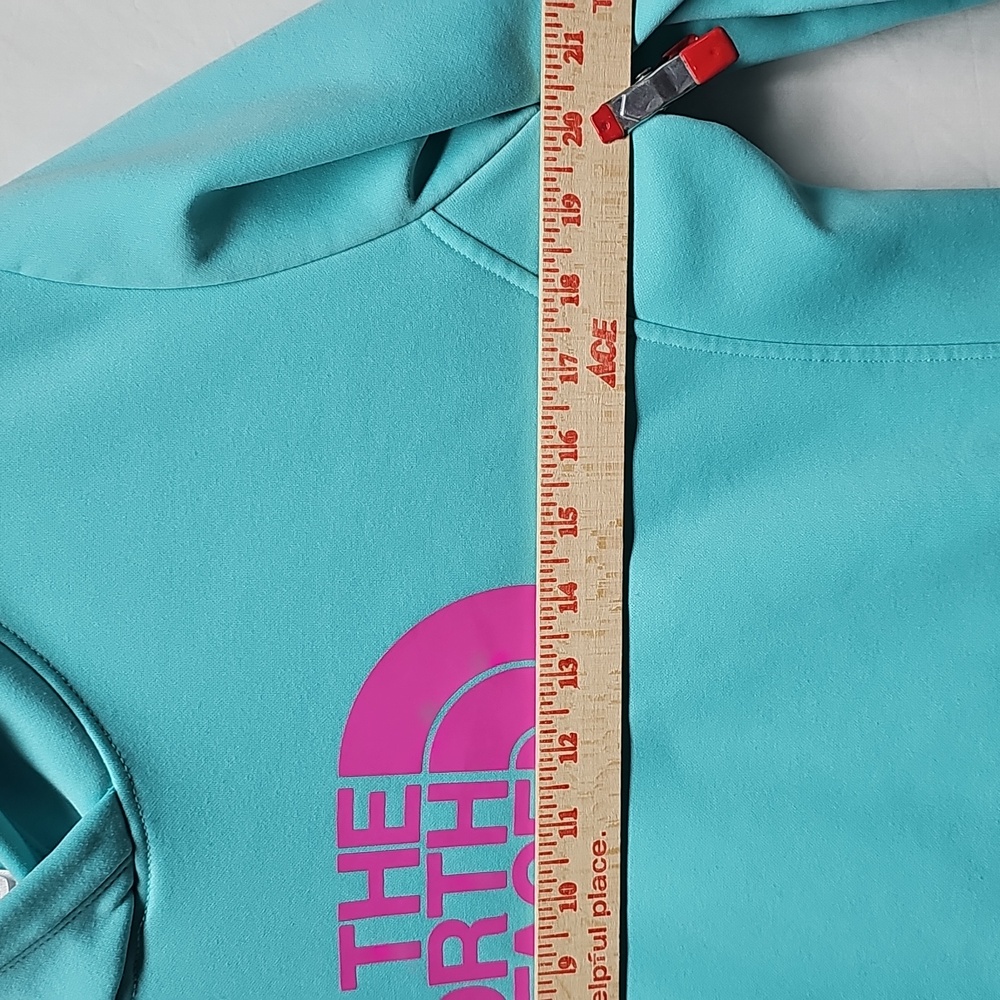 The North Face Turquoise and Magenta Hoodie - Picture 8 of 10
